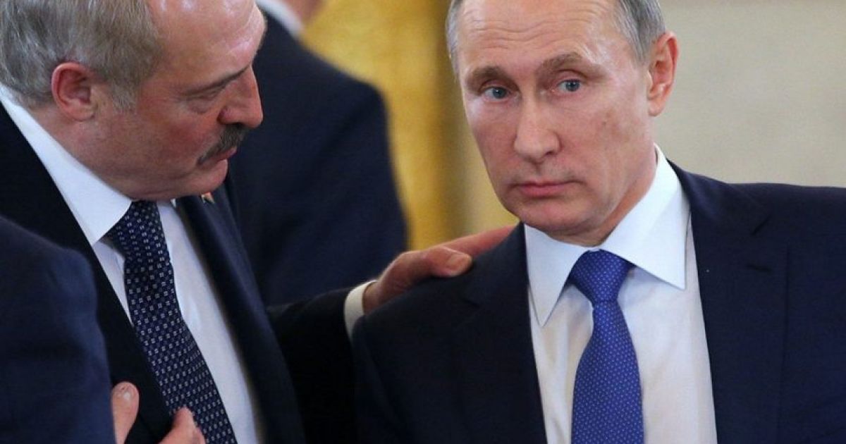 Александр Лукашенко и Владимир Путин