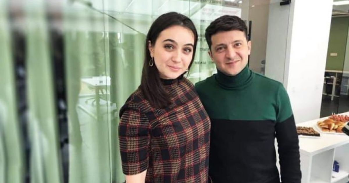 Юлия Мендель и Владимир Зеленский
