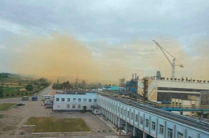 Взрыв на химзаводе в Ровно