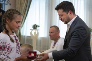 Татьяна Тулайдан и Владимир Зеленский