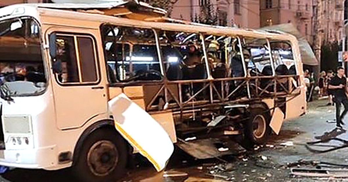 взрыв автобуса