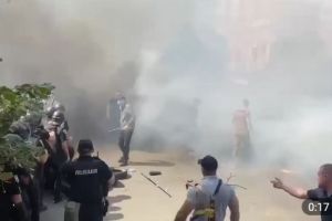 столкновения на Банковой
