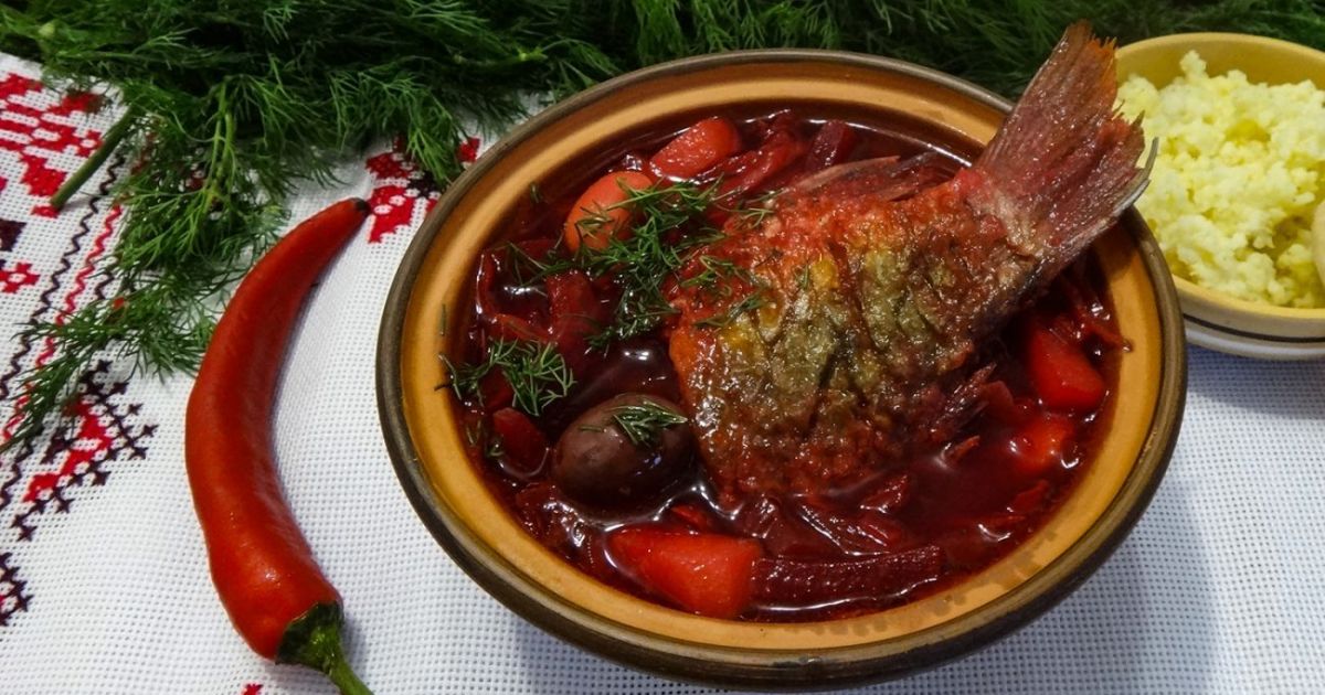 борщ с карасями