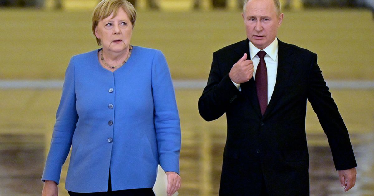 Ангела Меркель и Владимир Путин