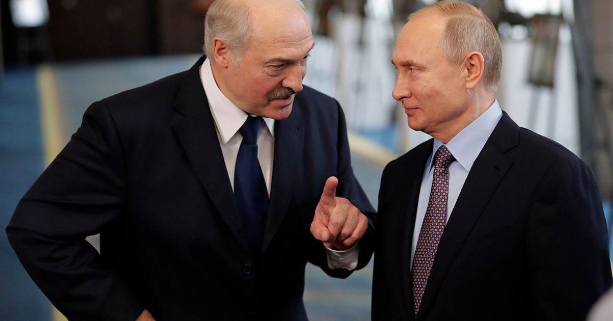 Александр Лукашенко и Владимир Путин