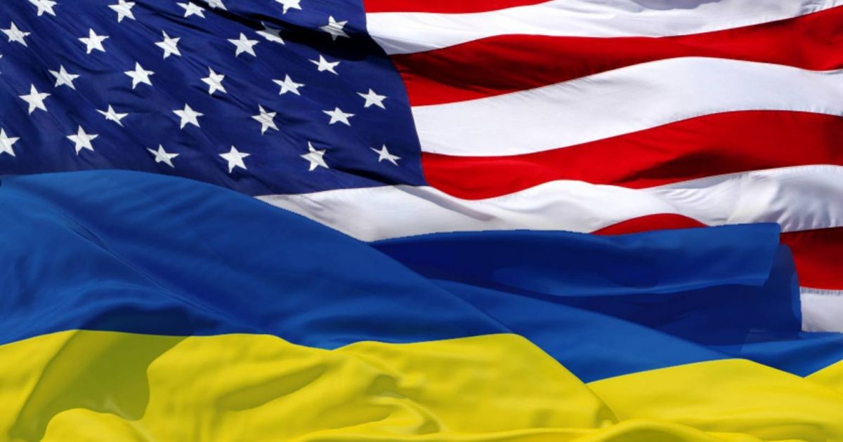 Украина, США, флаг