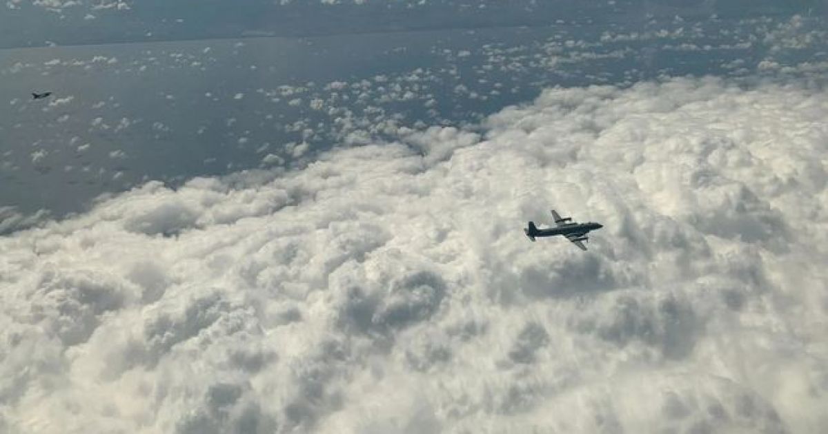 перехват российского самолета