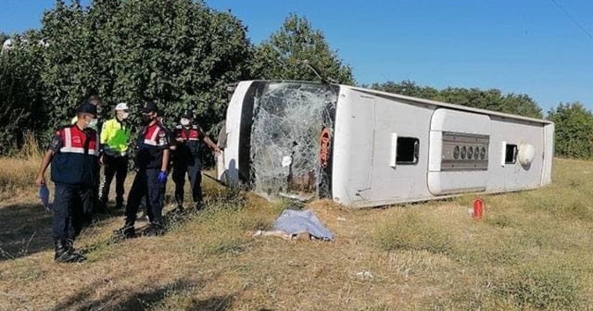 В Турции разбился автобус с украинцами