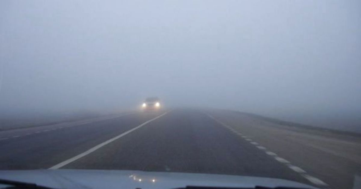 дорога, туман
