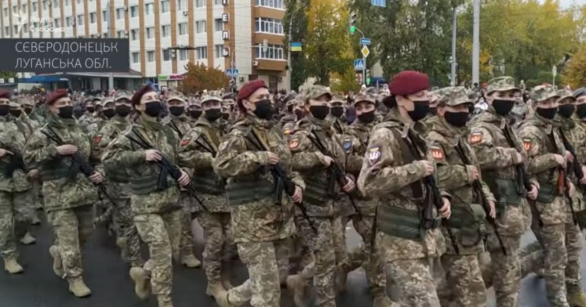 военный парад в Северодонецке