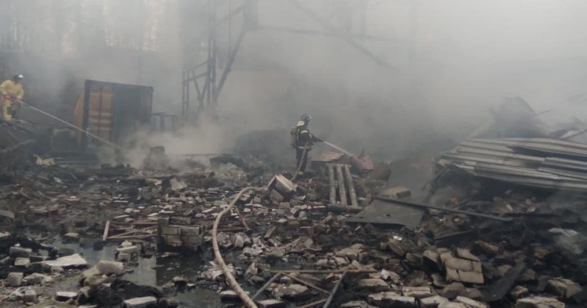 Взрыв на заводе
