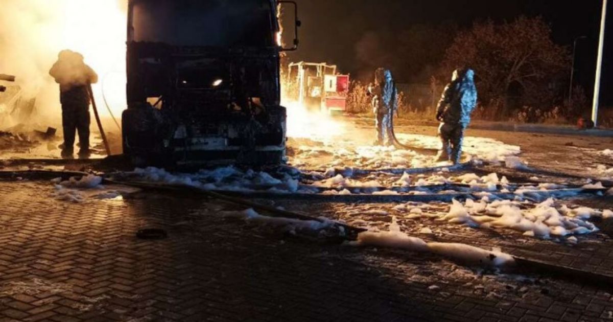 харьков азс пожар