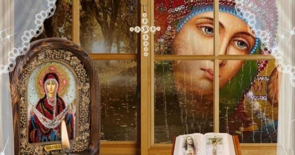 икона в окне