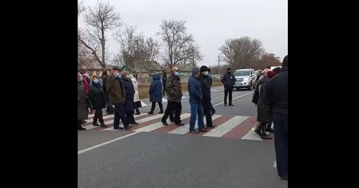 Перекриття траси на Вінниччині