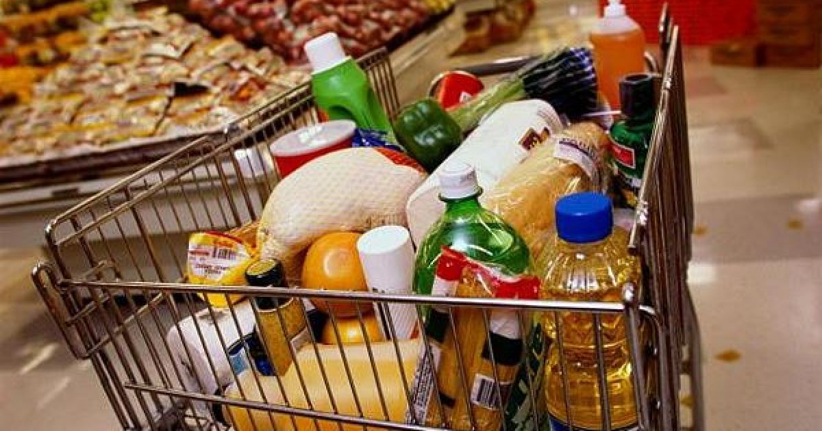 Продукты в супермаркете