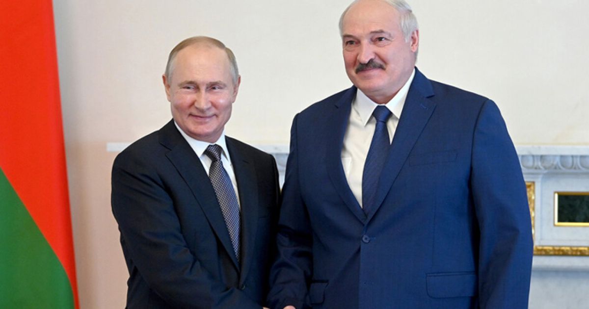 Владимир Путин и Александр Лукашенко