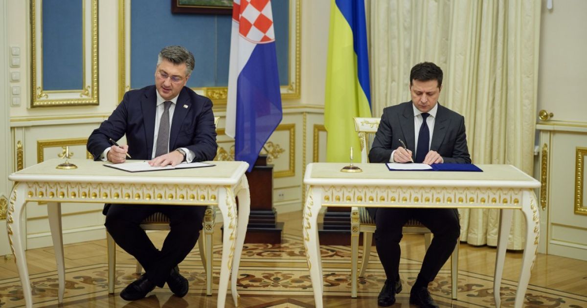 Андрей Пленкович и Владимир Зеленский