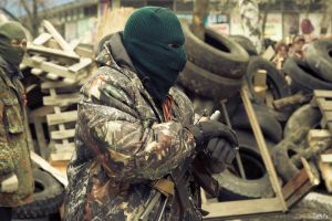 Боевик на Донбассе
