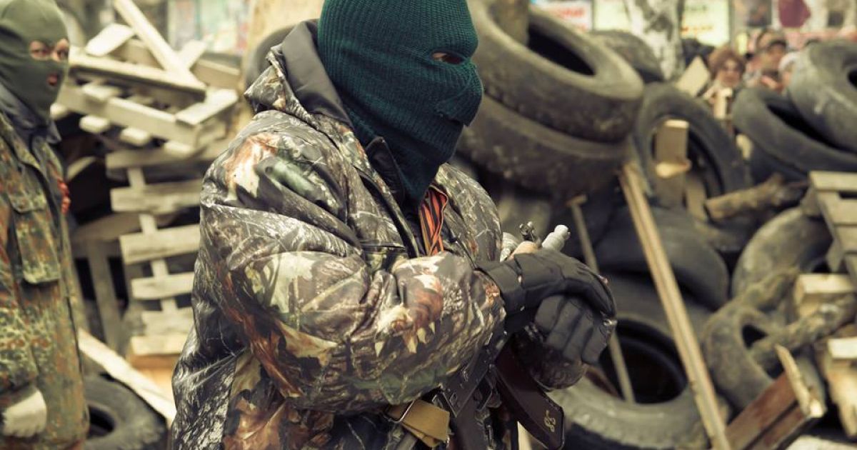 Боевик на Донбассе