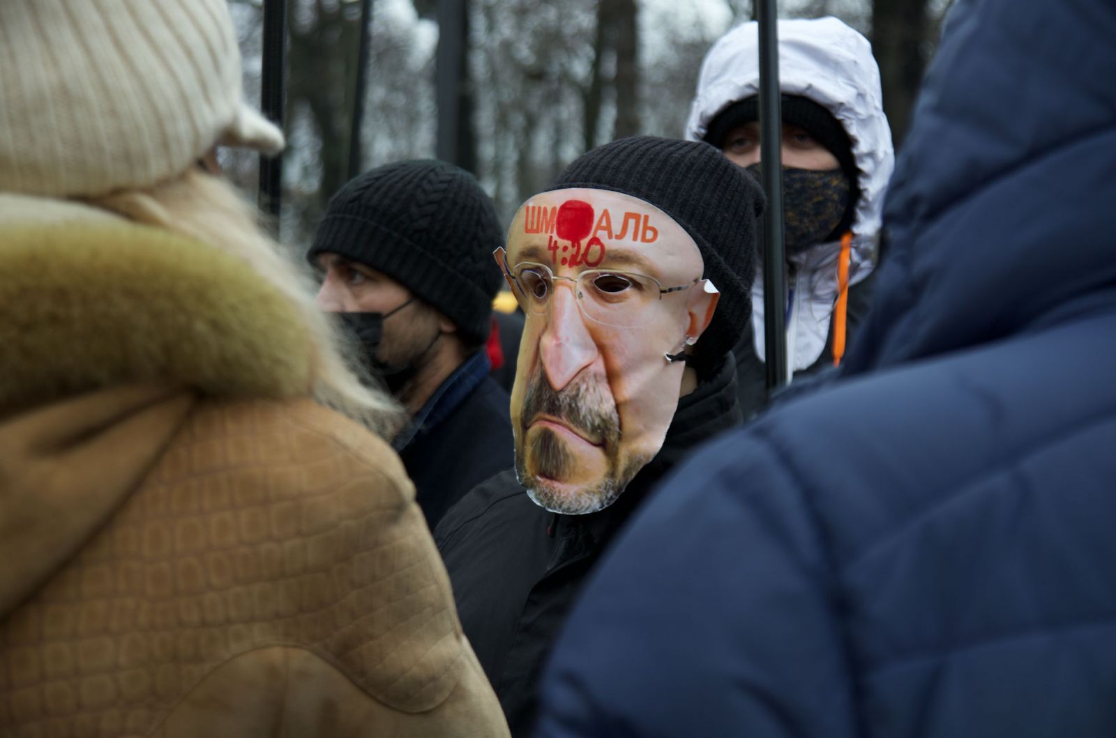 В Киеве прошли акции протеста против сотрудничества с МВФ