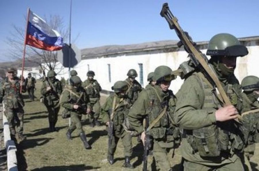 Российские солдаты в Донбассе