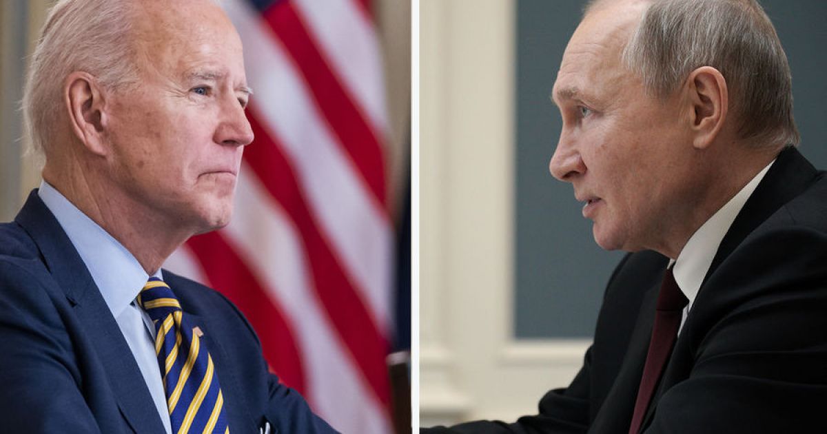 Джо Байден и Владимир Путин