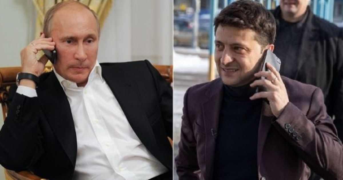 Владимир Путин и Владимир Зеленский