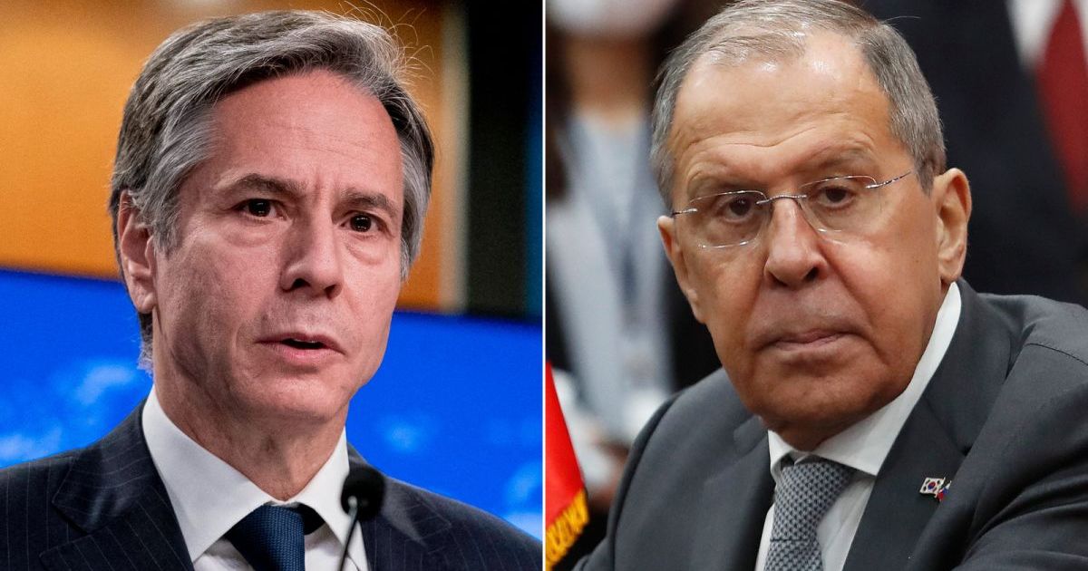 Энтони Блинкен и Сергей Лавров