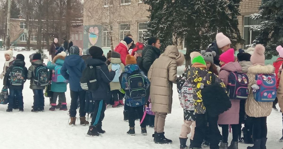 Минирование школы в Запорожье