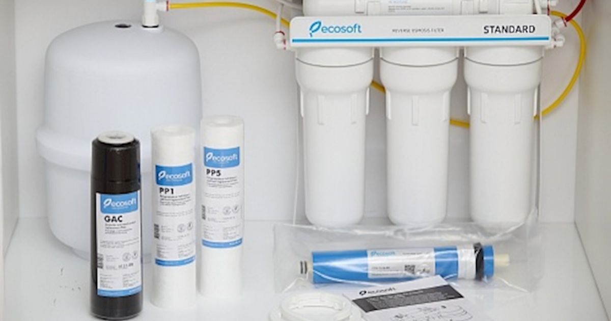 Фильтры для воды обратный осмос Ecosoft