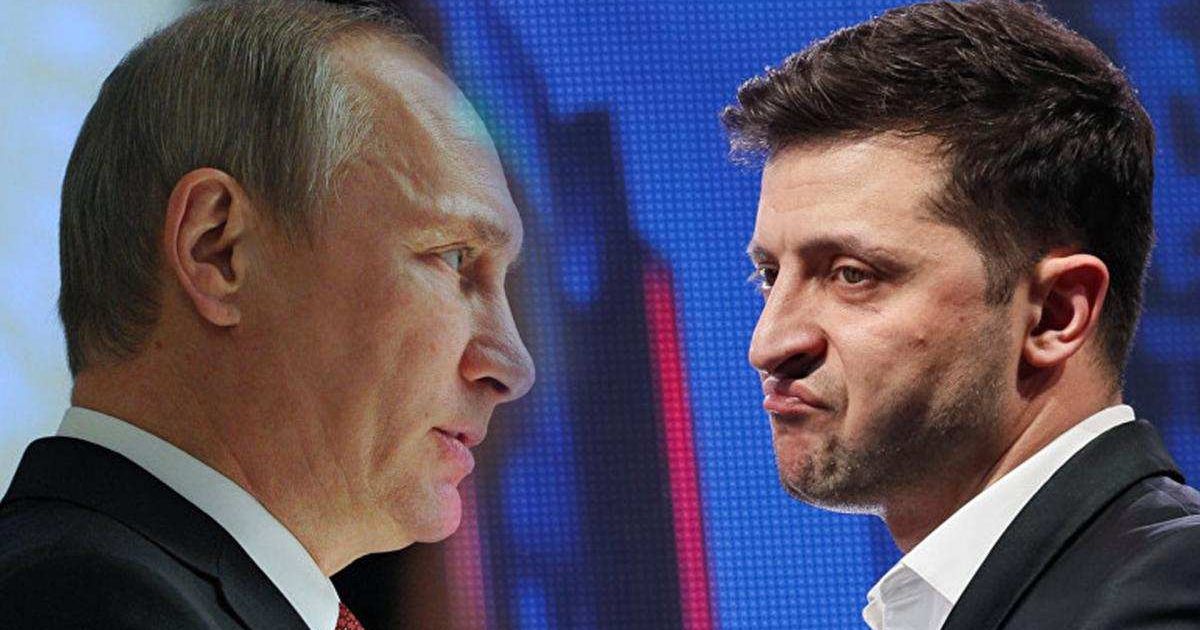 Владимир Путин и Владимир Зеленский