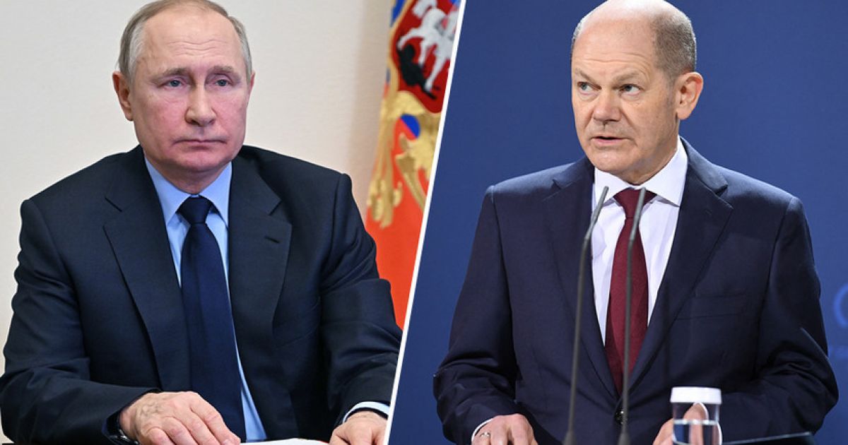 Путин и Шольц