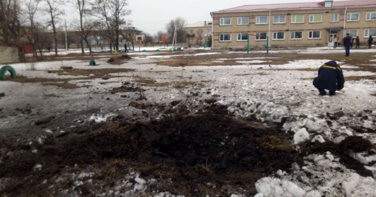 Обстрел на Донбассе