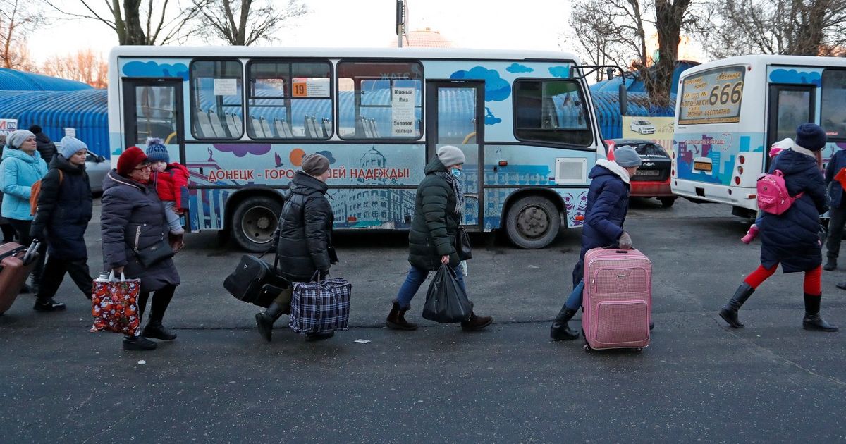Эвакуация с Донбасса