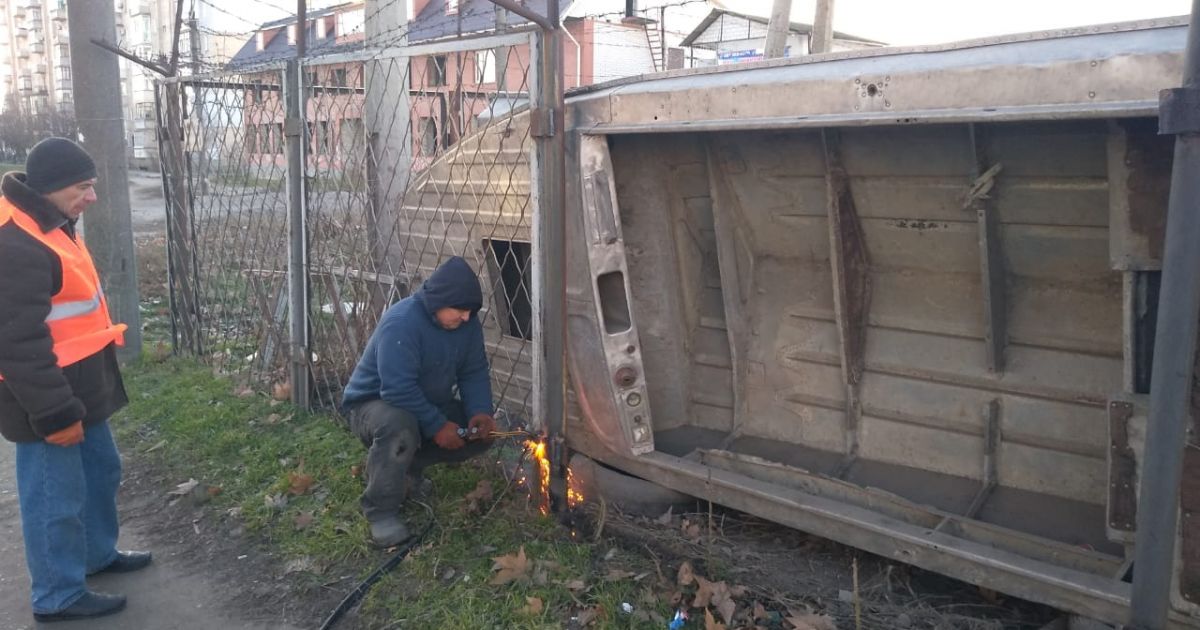 Мелитополь после обстрела