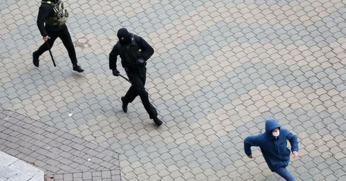 Минск, протест