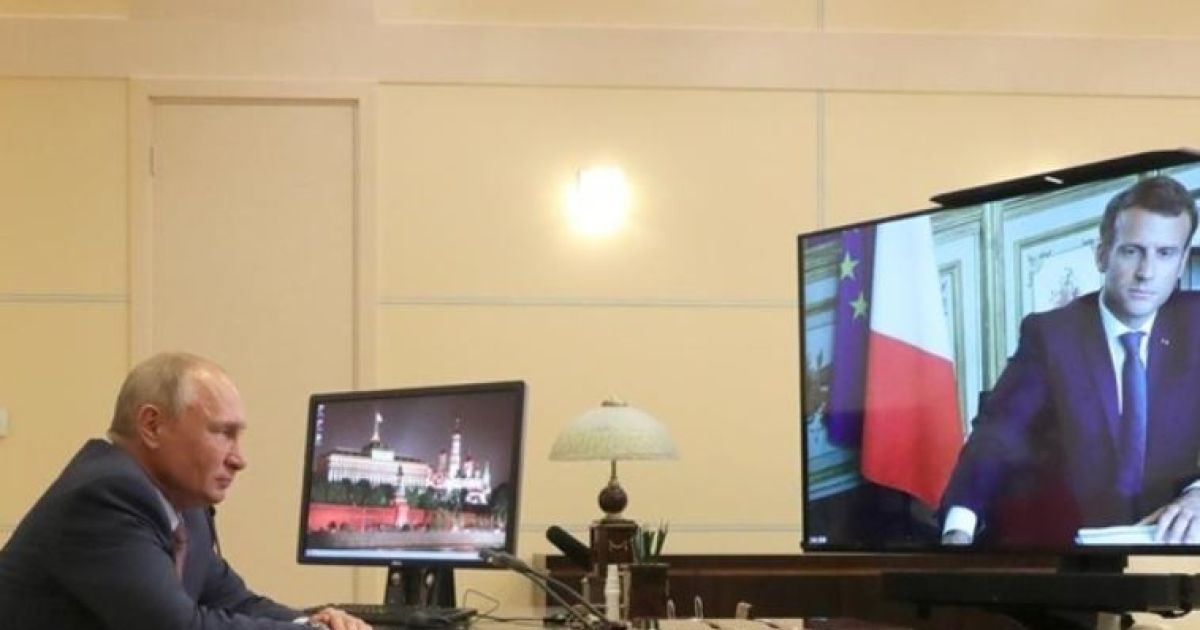 Путин, Макрон