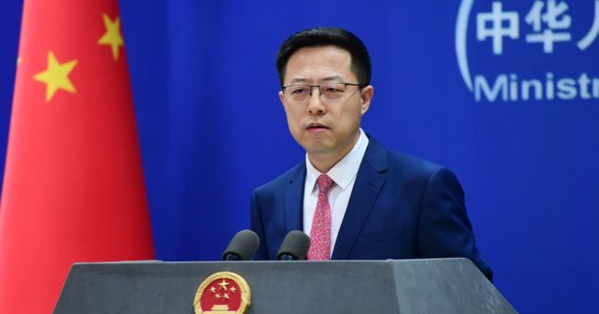 Официальный представитель МИД КНР Чжао Лицзянь
