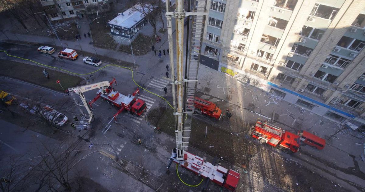 Обвал дома в Киеве