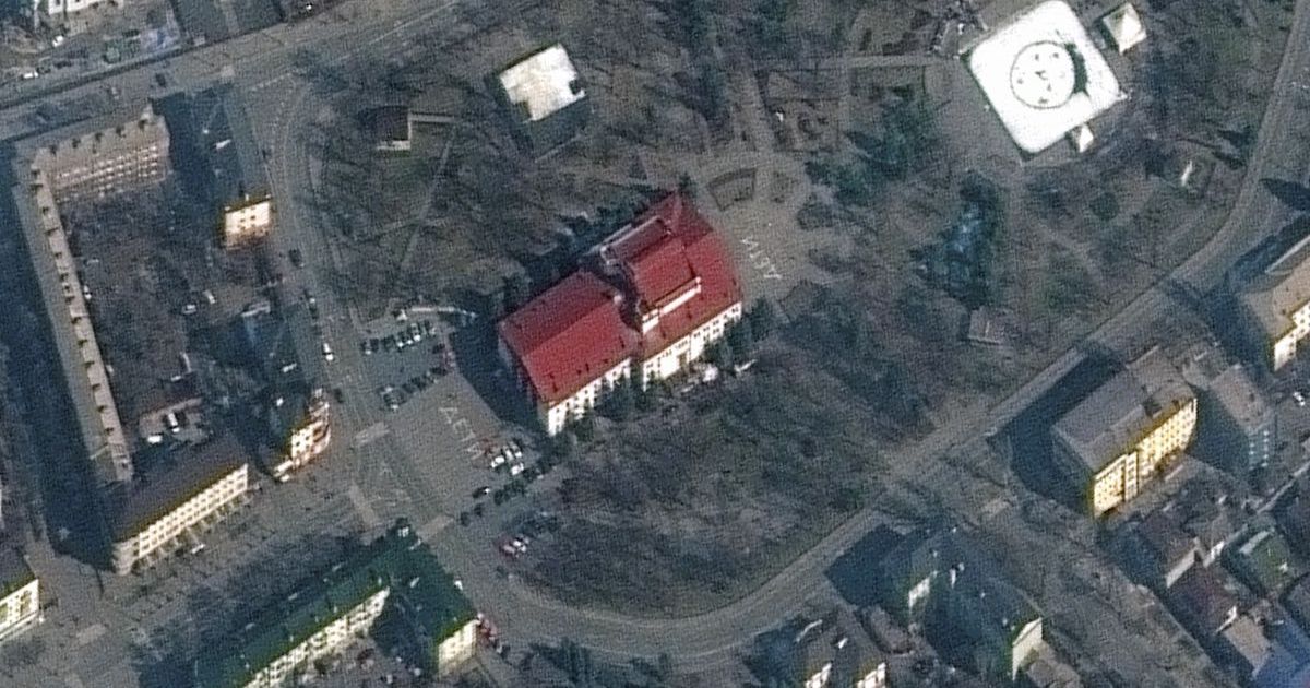 Бомбоубежище в Драмтеатре Мариуполя