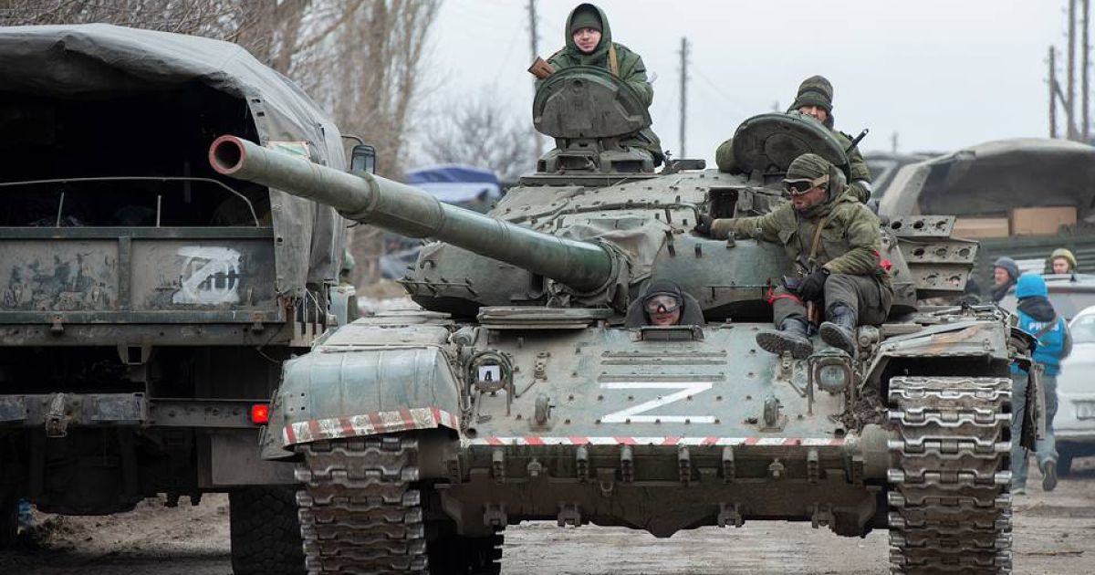 российские танки в Украине