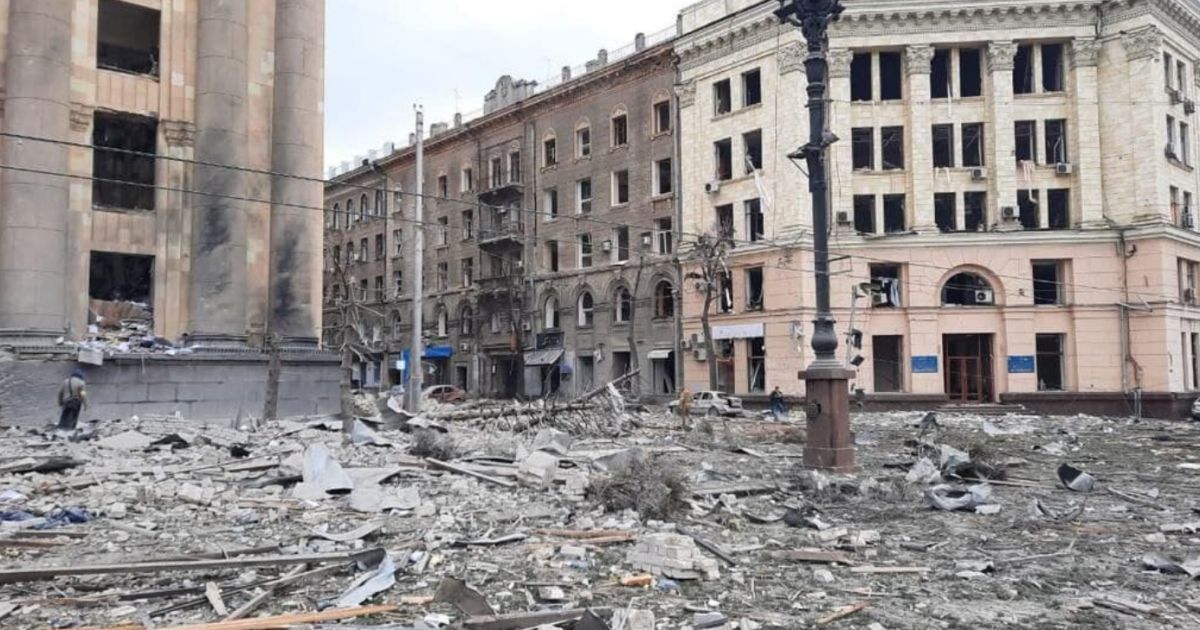 Обстрел Харькова