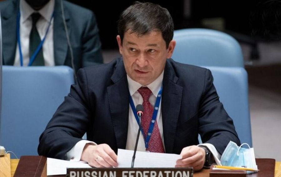 заместитель посла России в ООН Дмитрий Полянский