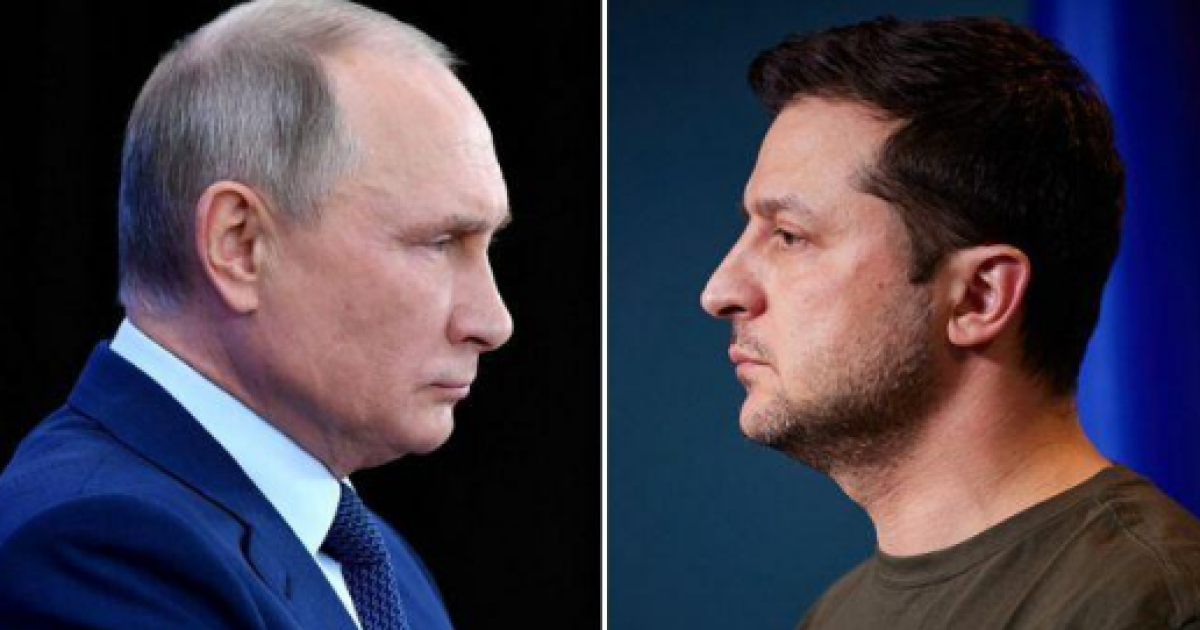 Путин и Зеленский