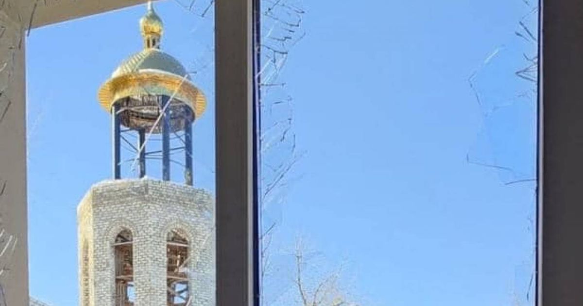 В Луганской области обстреляли храм