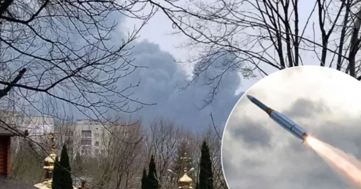 ракетный удар по Львову