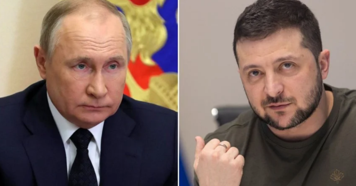 Путин и Зеленский