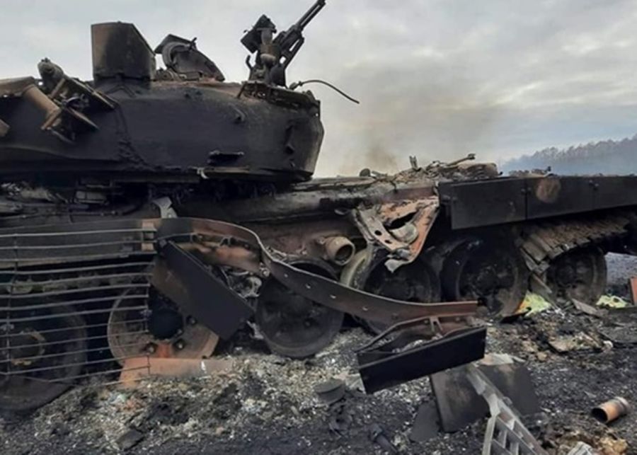 Уничтожен российский танк