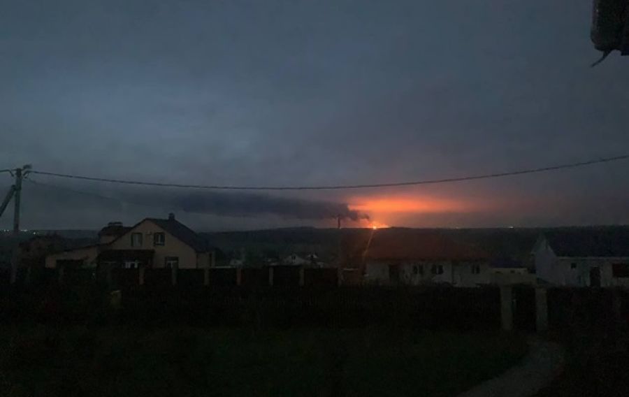 Пожар возле Белгорода