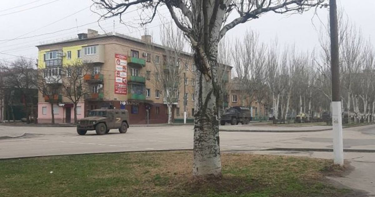 Взрыв в Мелитополе